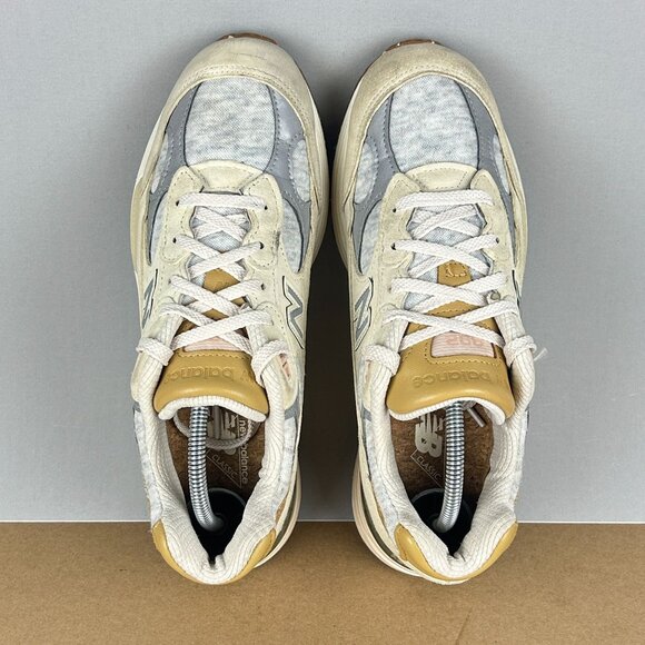 New Balance 992 Raw Silk Cork Athletic Shoes Womens 8 Cream Beige Low Top - Picture 9 of 10